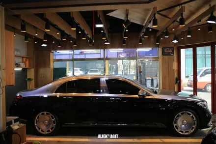 과거의 영광을... : 메르세데스 벤츠 S650 마이바흐 클리프디자인 프리마X PPF 시공 / 성남시 분당구 운중동