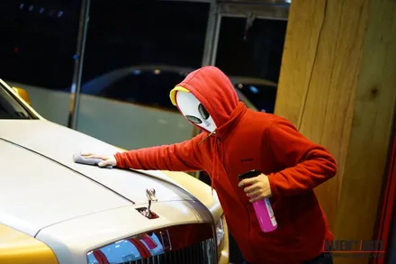 [에일리언아지트] 롤스로이스 고스트 럭셔리 스타일 골드실버 랩핑 / 성남시 분당구 운중동