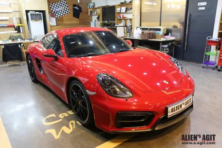 포르쉐 카이맨 GTS/ GT4 Clubsport 데칼하기 / 성남시 분당구 운중동
