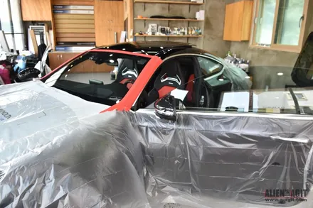메르세데스 AMG C Coupe : 클리프디자인 아이리스 틴팅 필름 _고성능 세라믹 컬러 틴팅을 유리창에 입히기. / 성남시 분당구 운중동
