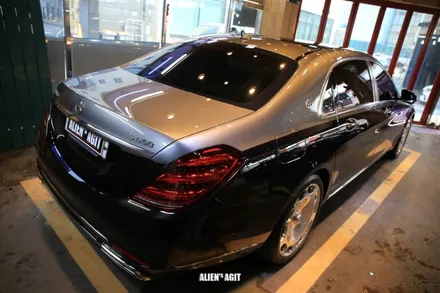 과거의 영광을... : 메르세데스 벤츠 S650 마이바흐 클리프디자인 프리마X PPF 시공 / 성남시 분당구 운중동