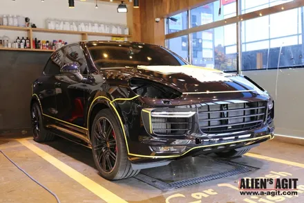 포르쉐의 SUV 카이엔 GTS PPF 시공기 by 클리프디자인 / 성남시 분당구 운중동