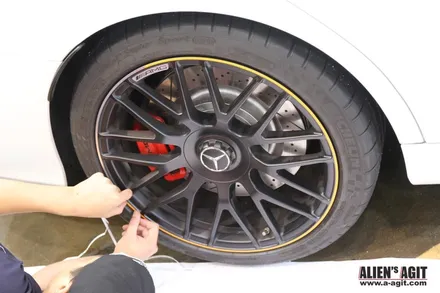 [에일리언 아지트] 메르세데스 (벤츠) AMG C63s 데칼 시공 / 성남시 분당구 운중동