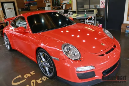 포르쉐 911(997) GT3 래핑이야기(에이버리 레드) / 성남시 분당구 운중동
