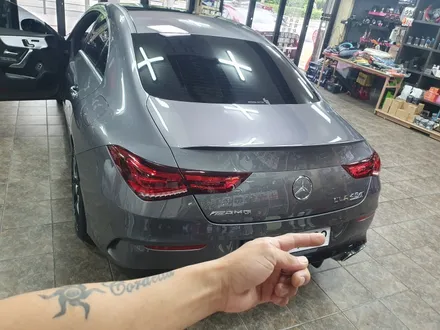 벤츠 CLA 45 AMG 사고로 인한 도장면 PPF 시공과 유리막 코팅 시공 입니다.~~^^ / 서울 도봉구
