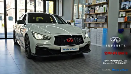 인피니티 Q50 S 아이나비 QXD3000 Pro와 커넥티드 프로 모듈 장착 / 경남 창원