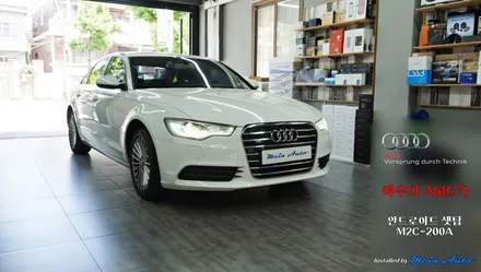 아우디 A6(C7) 안드로이드 셋탑 M2C-200A 카블릿 인스톨 / 경남 창원