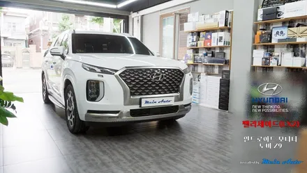 2022년 현대 팰리세이드(LX2) 안드로이드 후석 모니터 노바 Z9 / 경남 창원