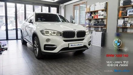2015년 BMW X6(F16) 안드로이드 네비게이션 M2C-200A 셋탑, 아이나비 Z8000 블랙박스 / 경남 창원
