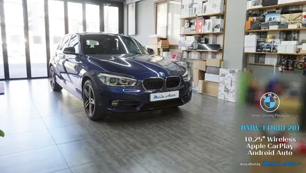 BMW 1시리즈(F20) 10.25인치 무선 애플 카플레이 & 안드로이드 오토 터치 모니터 설치 / 경남 창원