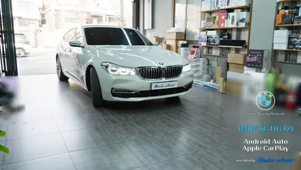 BMW 6GT(G32) 무선 안드로이드 오토 사용을 위한 전용 모듈 설치 / 경남 창원
