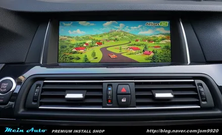 BMW 520d(F10) 아틀란 3D 터치 네비게이션 장착 / 경남 창원