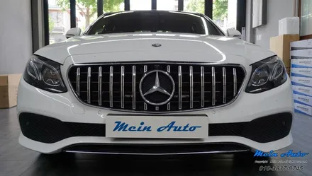 벤츠 E클래스(W213)에 AMG GT 타입 세로 그릴 장착 / 경남 창원