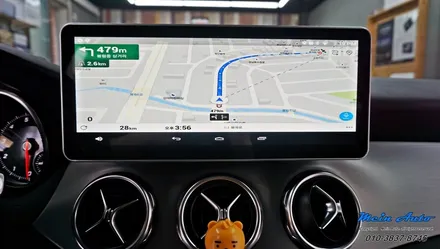 벤츠 GLA클래스(X156) 벤츠 전용 12.3인치 모니터와 안드로이드 셋탑 M2C-200A 카블릿 / 경남 창원