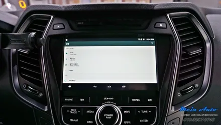 현대 싼타페(DM) 안드로이드 셋탑 M2C-200A 시공 / 경남 창원