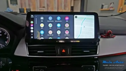 BMW 2시리즈 액티브투어러(F45) 12.3인치 안드로이드 올인원 네비게이션 설치