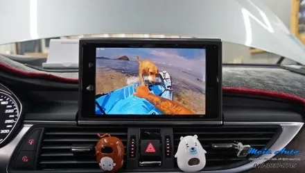 아우디 A6(C7) 순정 MMI 연동 안드로이드 셋탑 네비게이션 M2C-200A 카블릿 설치