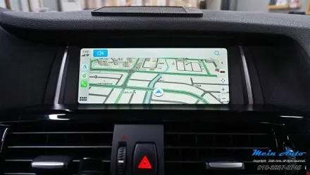 BMW X4(F26) 티맵, 카카오 내비, 네이버 지도 사용을 위한 애플 카플레이 & 안드로이드 오토 설치