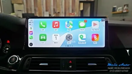 BMW 5시리즈(F10) 12.3인치 안드로이드 올인원 설치 / 경남 창원