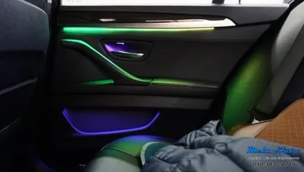 BMW 5시리즈(F10) 밝은 광량과 다양한 기능의 액티브 앰비언트 설치 / 경남 창원