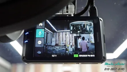 창원 수입차 블랙박스 보조배터리 포르쉐 카이엔 아이나비 QXD1500과 케어셀 CW660 장착 / 경남 창원
