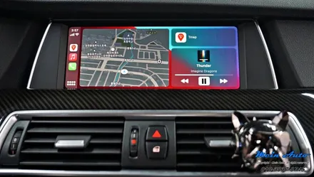 BMW 5GT(F07) 고화질 애플 카플레이와 에코파워팩 S7 보조배터리 시공 / 경남 창원