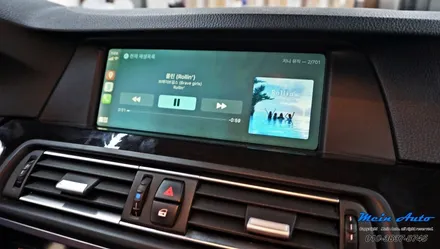 BMW 5시리즈(F10) 525d NBT 안드로이드 오토 & 애플 카플레이 시공 / 경남 창원