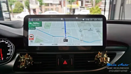 2015년 아우디 A7(4G8) 12.3인치 안드로이드 올인원 네비게이션 / 경남 창원