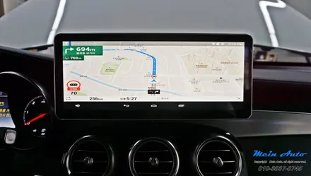 2017 벤츠 C253 GLC클래스 쿠페 국산 12.3인치 모니터, 안드로이드 네비게이션 M2C-200A / 경남 창원