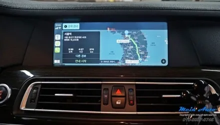 BMW 7시리즈(F01, F02) 유무선 겸용 애플 카플레이 & 안드로이드 오토 설치