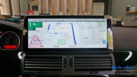 BMW 7시리즈(E65) 12.3인치 안드로이드 올인원 네비게이션 설치