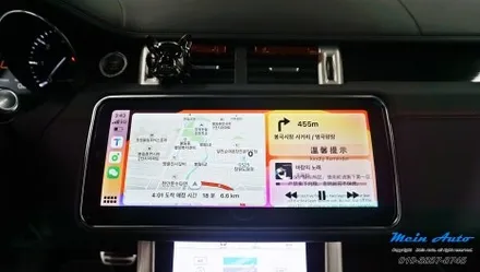 레인지로버 이보크(L538) 12.3인치 안드로이드 올인원 설치