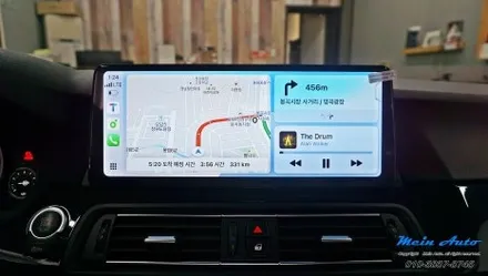 BMW 5시리즈(F10) 12.3인치 안드로이드 올인원 설치 / 경남 창원