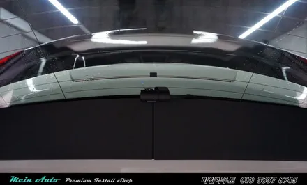 벤츠 A45 AMG 블랙박스 아이나비 QXD950View Black과 리튬인산철 보조배터리 에코파워팩 장착 / 경남 창원