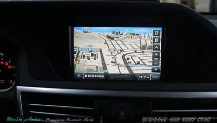 벤츠 E클래스(W212) 지니 넥스트 V4 탑재 아이머큐리 CSS3 Light G 장착 / 경남 창원 마산 진해 수입차 벤츠 터치 네비게이션 장착 전문 / 경남 창원