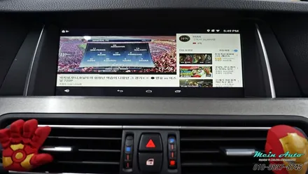 창원 수입차 안드로이드 셋탑 장착 BMW 528i(F10) 안드로이드 셋탑 아트뷰 M2C 100 카블릿 장착 / 경남 창원