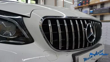 벤츠 E클래스(W213)에 AMG GT 타입 세로 그릴 장착 / 경남 창원