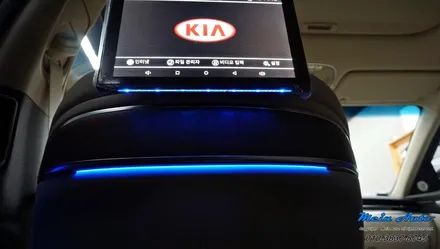 기아 더 K9 안드로이드 리어(후석) 모니터 G7 슬림 장착 / 경남 창원