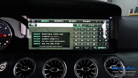 벤츠 E클래스 카브리올레(A238) 티맵, 카카오 네비, 유튜브, 넷플릭스 사용 가능한 차량용 안드로이드 셋탑 M2C-200A 카블릿 / 경남 창원