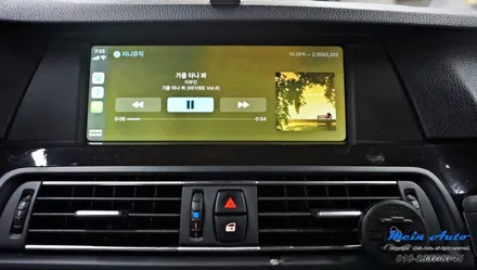 BMW 5시리즈(F10) 528i 고화질 애플 카플레이 모듈 설치 / 경남 창원