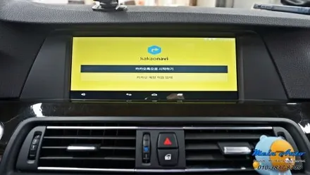 2010년 BMW 528i(F10) 안드로이드 셋탑 M2C-200A, 순정 HUD 연동 / 경남 창원