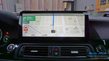 BMW 5시리즈(F10) 돌출형 12.3인치 안드로이드 올인원 설치 / 경남 창원