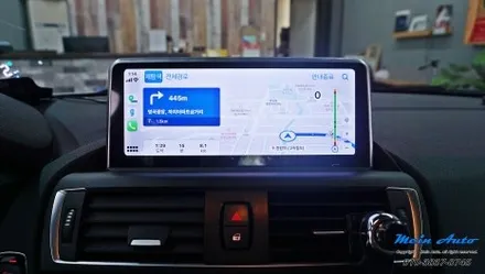 BMW 1시리즈(F20) 118d 10.25인치 애플 카플레이 & 안드로이드 오토 터치 모니터 설치