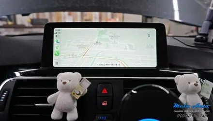 BMW 3시리즈(F30) 티맵, 카카오 내비 사용을 위한 무선 애플 카플레이 & 안드로이드 오토 설치 / 경남 창원