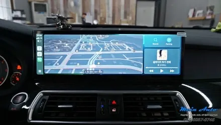 BMW 5시리즈(F10) 14.9인치 와이드 모니터 안드로이드 올인원 설치 / 경남 창원