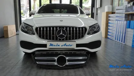 벤츠 E클래스(W213)에 AMG GT 타입 세로 그릴 장착 / 경남 창원