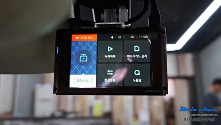 제네시스 EQ900 풀 HD 2채널 블랙박스 아이나비 QXD3000 Pro 장착 / 경남 창원