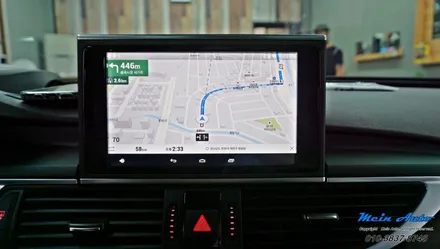 아우디 A6(C7) 안드로이드 셋탑 M2C-200A 카블릿 / 경남 창원