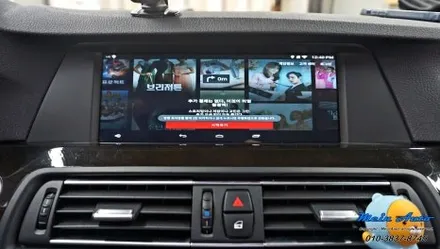 2010년 BMW 528i(F10) 안드로이드 셋탑 M2C-200A, 순정 HUD 연동 / 경남 창원
