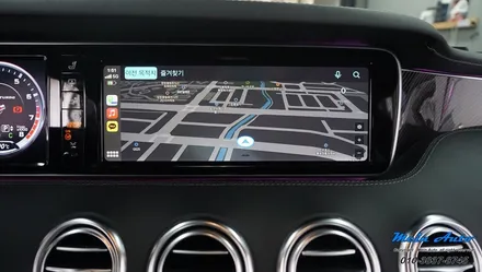 2015년 벤츠 S63 AMG 쿠페(C217) 애플 카플레이 & 안드로이드 오토 / 경남 창원